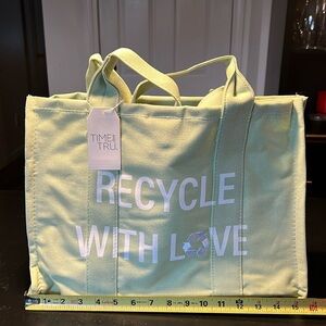 Brand New with Tags super sturdy canvas tote! Recycle! ♻️